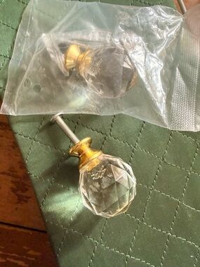 Prismatic Glass Drawer Pulls 2 Pieces